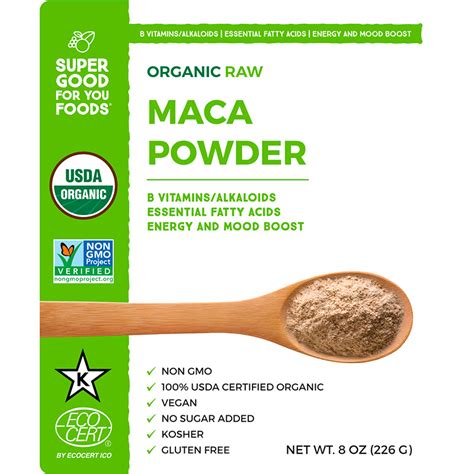 Maca Powder - Super Good For You Foods | Superfoods sold in the US