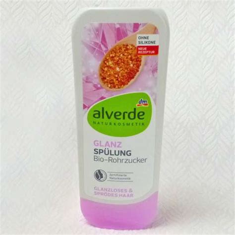 Test Alverde Glanz Spülung Bio Rohrzucker Alverde Glanz Spülung Bio Rohrzucker Pinkmelon