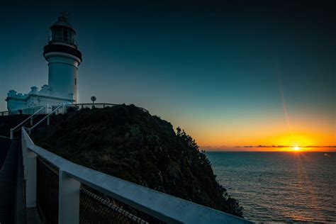 Cape Byron Lighthouse sunrise Byron Bay New South Wales, Australia