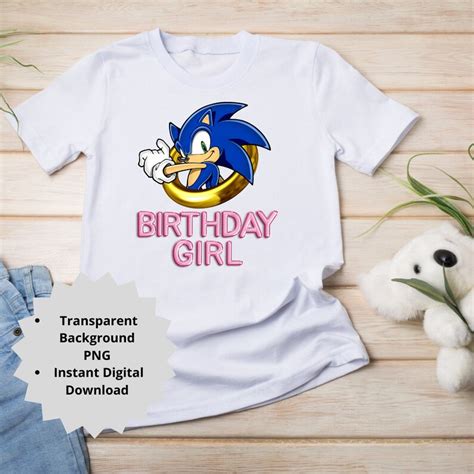 Sonic Birthday PNG Sonic PNG Birthday Girl Sonic The Etsy Sweden