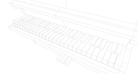 3d Minecraft Piano Pack Model