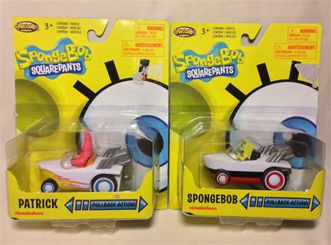 Spongebob Squarepants Patrick Hot Rod Boat Pull Back Action Cars Car