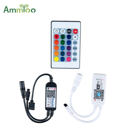 Ammtoo Bluetooth Wifi Rgb Rgbw Led Controller Mini Dc V With Key