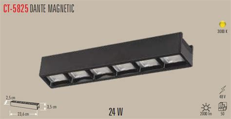 CT 5825 Dante Magnetic Ray Armatür 24w