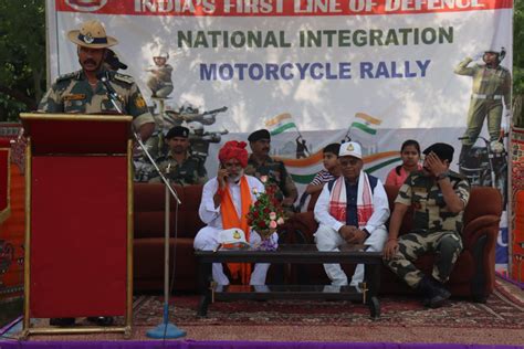 BSF GUJARAT On Twitter BSF Motorcycle Rally From Attari To Kevadia