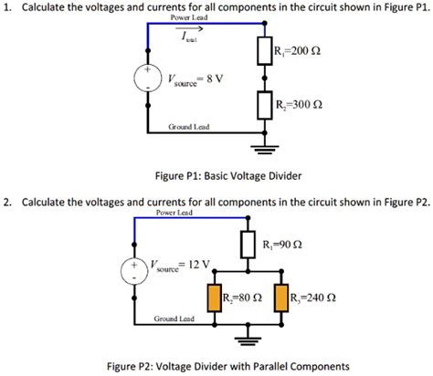 Solved Calculate The Voltages And Currents For All Components In The Circuit Shown In Figure P1