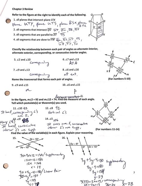 Lesson 1 1 Practice B Geometry Answers