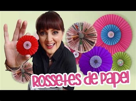 Chuladas Creativas Rosetas De Papel Rosettes Decorativo Sammily