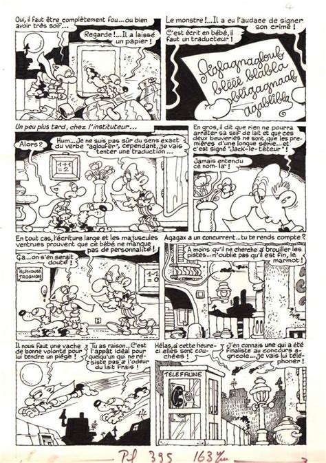 Planche Originale De Bande Dessinée Poirier Jean Claude Supermatou