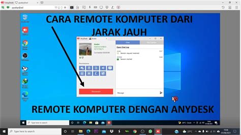 Cara Remote Komputer Dengan Anydesk Dari Jarak Jauh Youtube