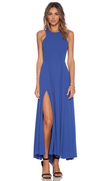 Nbd X Naven Out Shine Maxi Dress In Cobalt At Revolveclothing Maxi