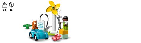 Lego Duplo Turbina Wiatrowa I Samoch D Elektryczny Klocki Lego