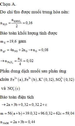 Cho m gam hỗn hợp X gồm Fe Fe3O4 và Fe NO3 2 tan hết trong 320 ml dung