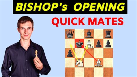 Quick Checkmates In The Bishops Opening Youtube