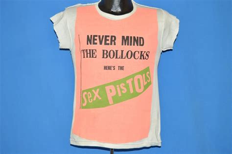 70s Never Mind The Bollocks Album Sex Pistols T Shirt Small Etsy