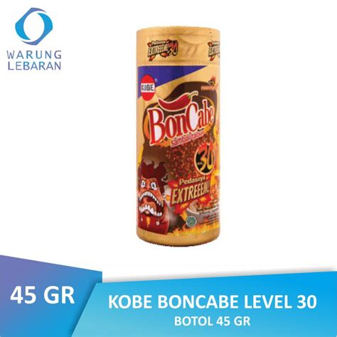 Jual Boncabe Sambal Tabur Kobe Level Original Botol Bon Cabe