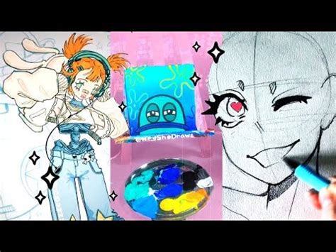 TikTok ART Hacks and Challenges you must try 💓 Plus Drawing Tutorials ...