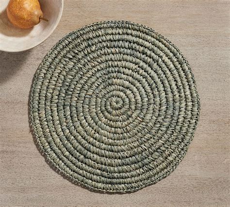 Crochet Coil Handcrafted Placemats Set Of Pottery Barn