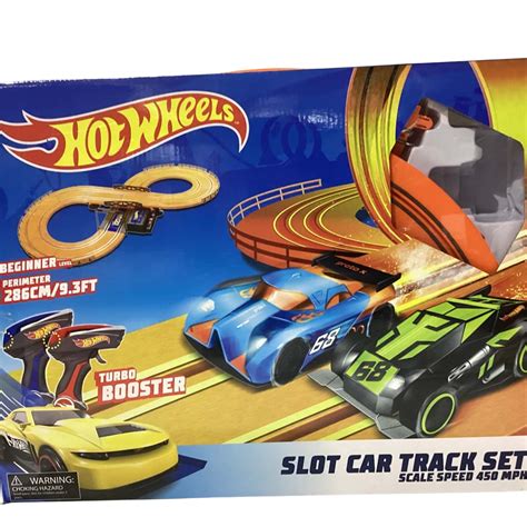 Hot Wheels Slot Car 286cm Track Set