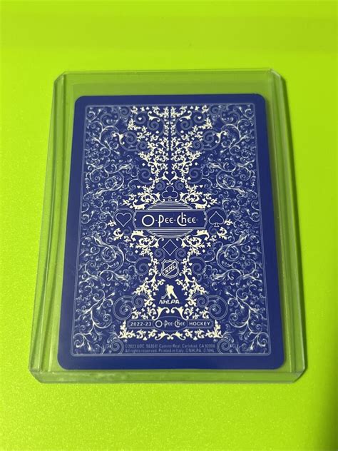 Ud O Pee Chee Opc Playing Cards Diamonds Jack Hughes Devils