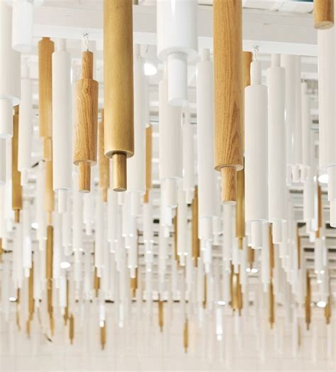 Rolling Pins Hang From Ceiling Inside Beijing Bakery By B L U E