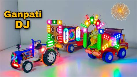 Ganesh Chaturthi Mini Murti Visarjan Big Dj Truck Loading At Home