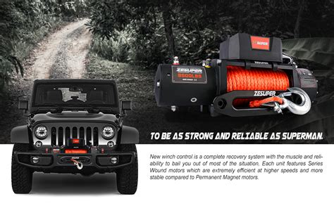 Amazon Zesuper Lbs Electric Winch Kit Waterproof Ip