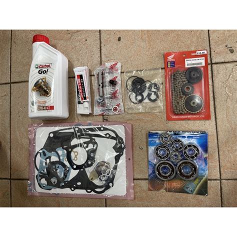 Honda Ex5 Dream Ex5dream Overhaul Engine Parts Full Set Gasket Oil