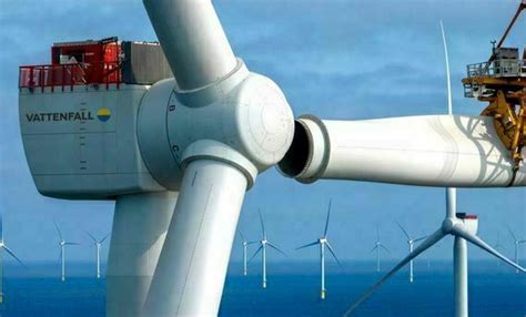 Vattenfall Letzte Turbine Im Derzeit Gr Ssten Offshore Windpark Der