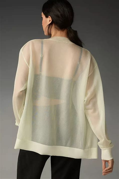 By Anthropologie Light Weight Sheer Cardigan Top Anthropologie