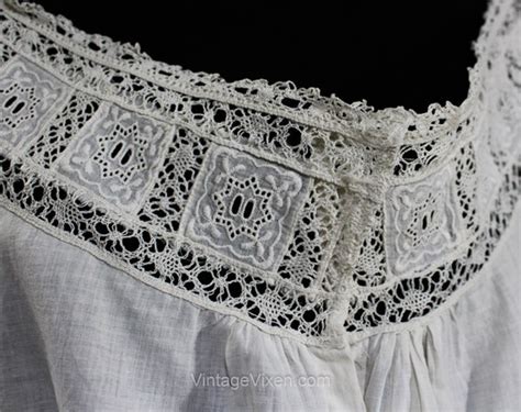 Authentic Antique Chemise Step In Lingerie Edwardia Gem