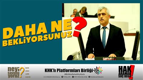 KHK lı Platformları Birliği on Twitter Gergerlioğlu hakkında