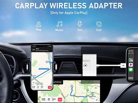 Wireless Car Adapter (For Apple CarPlay/White) | StackSocial