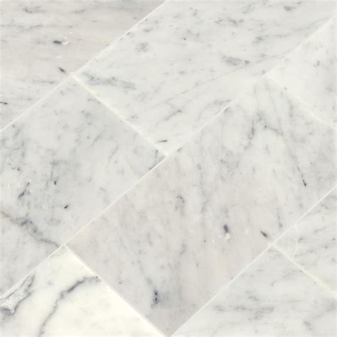 MSI Carrara White 6 In X 12 In Polished Marble Floor And Wall Tile 5