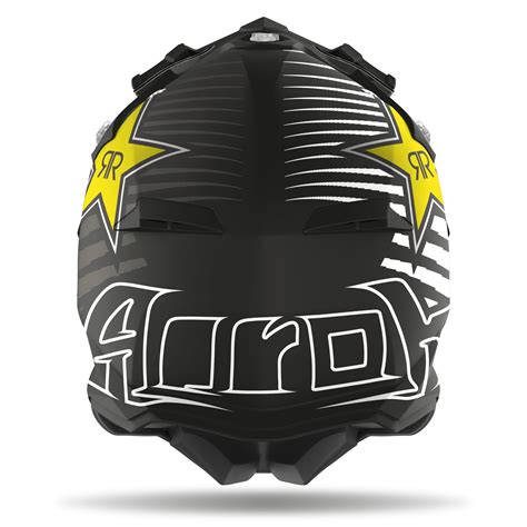 Casco De Motocross Airoh Terminator Open Vision Rockstar New Matt