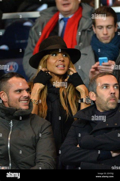 Cathy Guetta Attending The Uefa Champions League Stage Group F Soccer