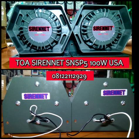 Jual Toa Sirene Sirennet Snsp Made Usa Watt Whelen Sound Kota