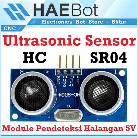 Jual HAEBOT Ultrasonic Sensor Jarak HC SR04 Module Modul Arduinoo 4