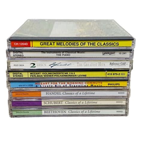 Lot Of 8 Classical Cds Mozart Handel Beethoven Schubert Ebay