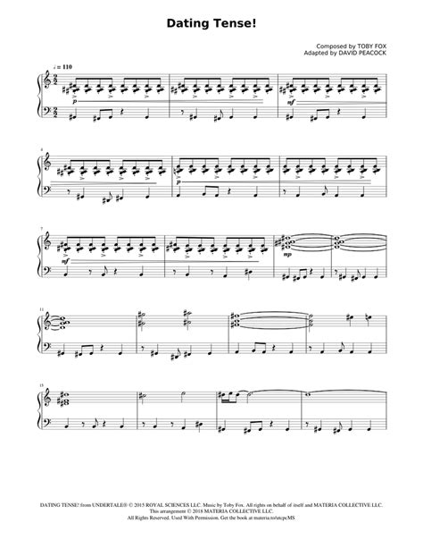 Dating Tense Undertale Complete Piano Sheet Music Sheet Music For Piano Solo Easy