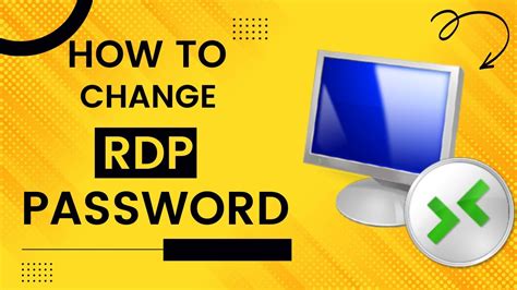 How To Change Password Of RDP How To Change The Password Of Remote