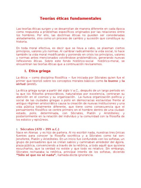 Pdf 6 Teorías éticas Fundamentales Dokumentips