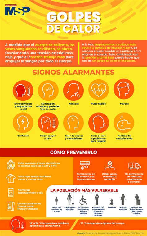 Golpes De Calor Infograf A