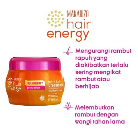 Jual Makarizo Hair Enenrgy Creambath 500gr Aloe Melon Olive Kiwi