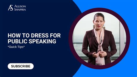 How to Dress for Public Speaking - YouTube