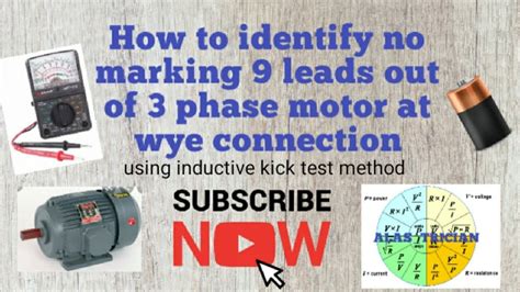 How To Identify No Marking Leads Out Of Phase Motor At Wye