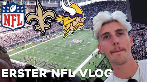 New Orleans SAINTS Minnesota VIKINGS NFL LONDON STADIONVLOG Erstes