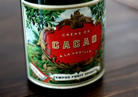 Bottle Buy Crème de Cacao Garnish