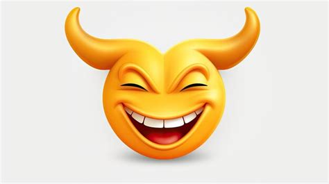 Premium Photo Smiling Face With Horns Emoji