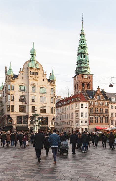 street view  hojbro plads copenhagen editorial image image